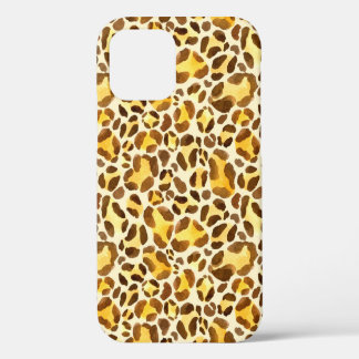 Nahtloses Leopardenmuster iPhone 12 Hülle