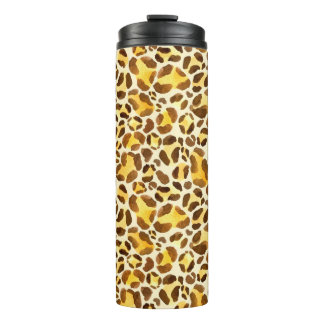 Nahtloses Leopardenmuster Thermosbecher