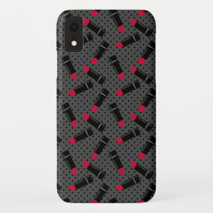Nahtloses Lippenstift-Lippendesign-Muster Schönhei Case-Mate iPhone Hülle