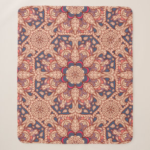Nahtloses Mandala-Muster. Vintages Dekorelement Sherpadecke
