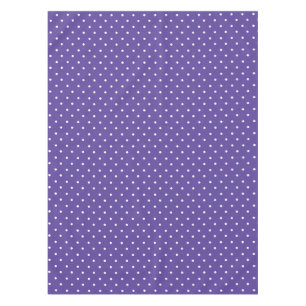 Nahtloses mittel-violettes Tupfenmuster Tischdecke