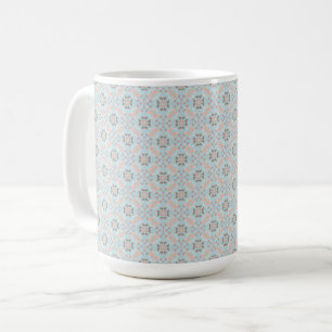 Nahtloses Muschel Muster Kaffeetasse