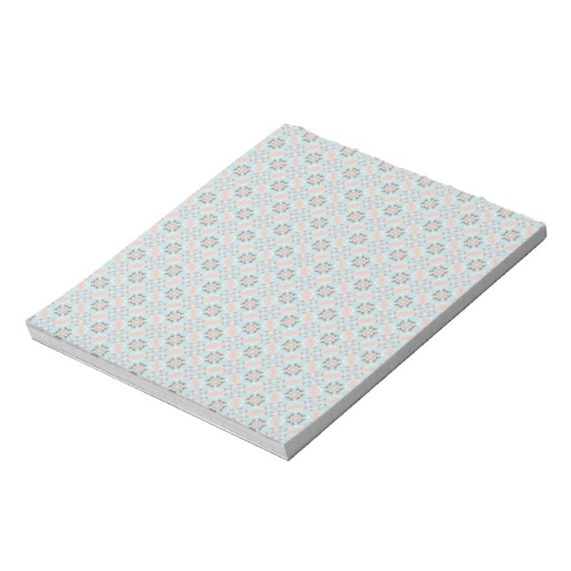 Nahtloses Muschelmuster Notizblock (Rotiert)