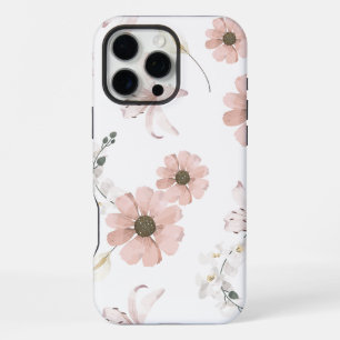 Nahtloses Muster aus getrockneten Blumen iPhone 16 Pro Max Hülle