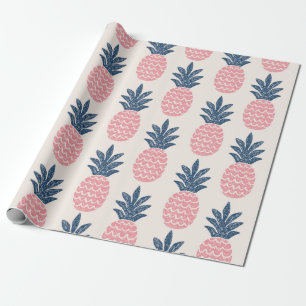 Nahtloses Muster bei Ananas Geschenkpapier