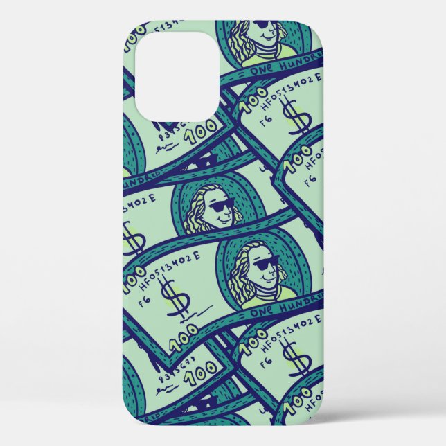 nahtloses Muster bei Dollarnoten Case-Mate iPhone Hülle (Rückseite)
