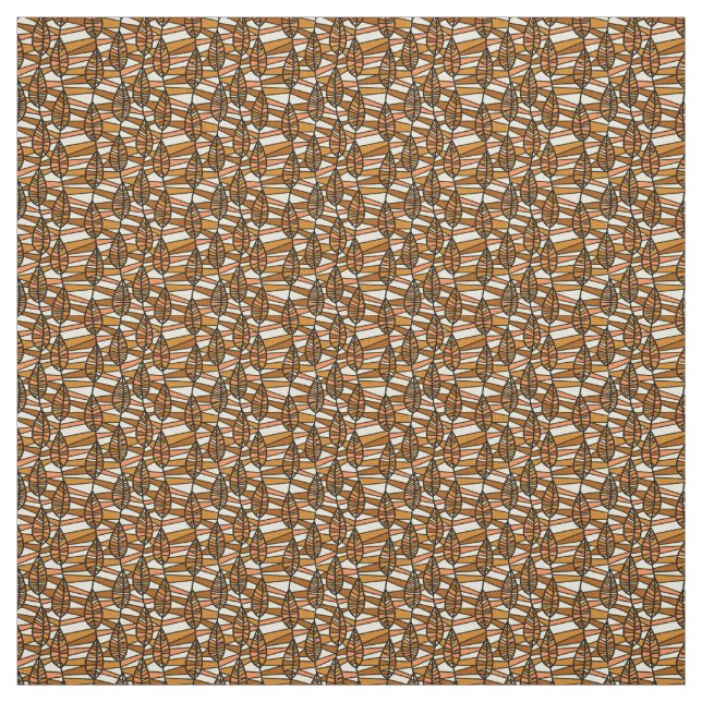 Nahtloses Muster der Herbstblätter Stoff (Muster)