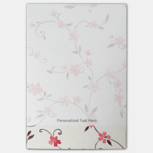 Nahtloses Muster des Aquarells mit angeredetem Post-it Klebezettel