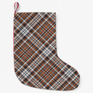Nahtloses Muster des schottischen Tartan-Karo. Wie Kleiner Weihnachtsstrumpf