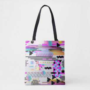 Nahtloses Muster-Glitch-Design. Cyberpunk Digital 