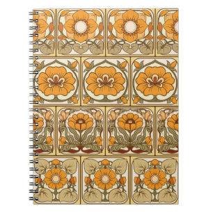 Nahtloses Muster, Hintergrund mit dekorativem Desi Notizblock