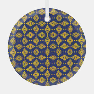 Nahtloses Muster im abstrakten geometrischen Stil. Ornament Aus Glas