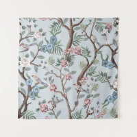 Nahtloses Muster im Chinoiserie-Stil mit Pionieren