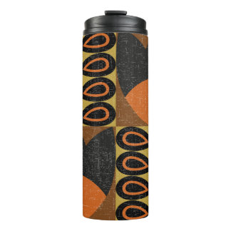 nahtloses Muster im skandinavischen Design-Stil. R Thermosbecher