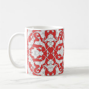 Nahtloses Muster im traditionellen türkischen Stil Kaffeetasse