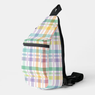 Nahtloses Muster Kariert Light Colorful Crossbody Bag