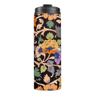 nahtloses Muster. klassische islamische Blumendeko Thermosbecher