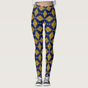 Nahtloses Muster mit Abstrakt geometrischem Stil. Leggings