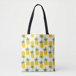 Nahtloses Muster mit Ananas. Gelbe Ananas
