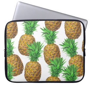 Nahtloses Muster mit Ananas Laptopschutzhülle