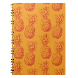 Nahtloses Muster mit Ananas Notizblock