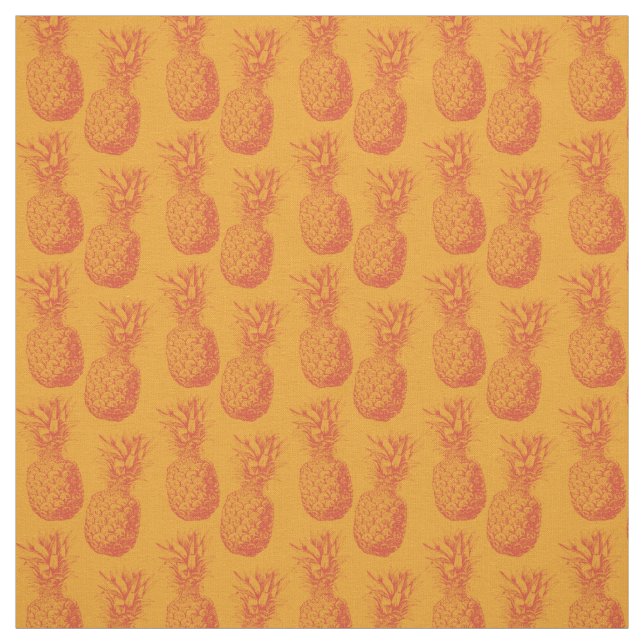 Nahtloses Muster mit Ananas Stoff (Muster)