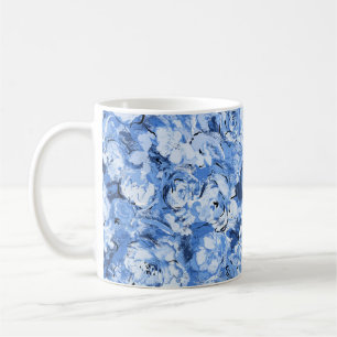 Nahtloses Muster mit Blume Kaffeetasse