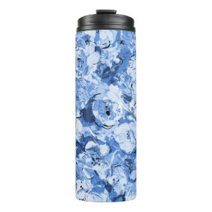 Nahtloses Muster mit Blume Thermosbecher