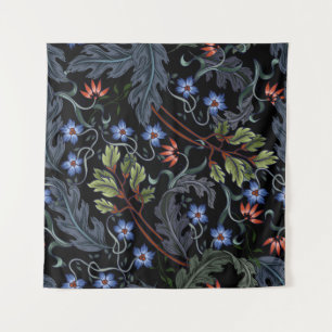 Nahtloses Muster mit Blumen im Art Deco-Stil. M Wandteppich