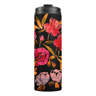 Nahtloses Muster mit einfacher Handzeichnung Thermosbecher