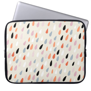 Nahtloses Muster mit farbenprächtigen Handziehern Laptopschutzhülle