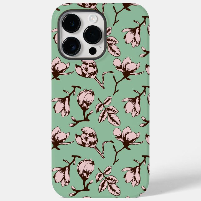 Nahtloses Muster mit Frühlingsknospen der Blume Case-Mate iPhone Hülle (Rückseite)
