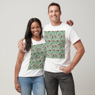 Nahtloses Muster mit Frühlingsknospen der Blume T-Shirt