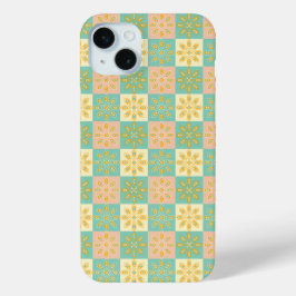 Nahtloses Muster mit geometrischen Blumenmotiven Case-Mate iPhone Hülle