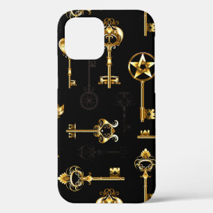 Nahtloses Muster mit Golden Keys Case-Mate iPhone Hülle