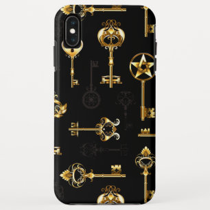 Nahtloses Muster mit Golden Keys Case-Mate iPhone Hülle