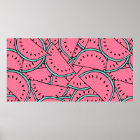 Nahtloses Muster mit handgezeichneten Wassermelone