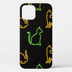 Nahtloses Muster mit Katzenabstract,tier,art,arti Case-Mate iPhone Hülle