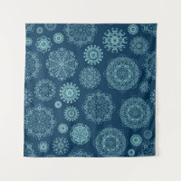 Nahtloses Muster mit verschneiten Schneeflocken,Ar