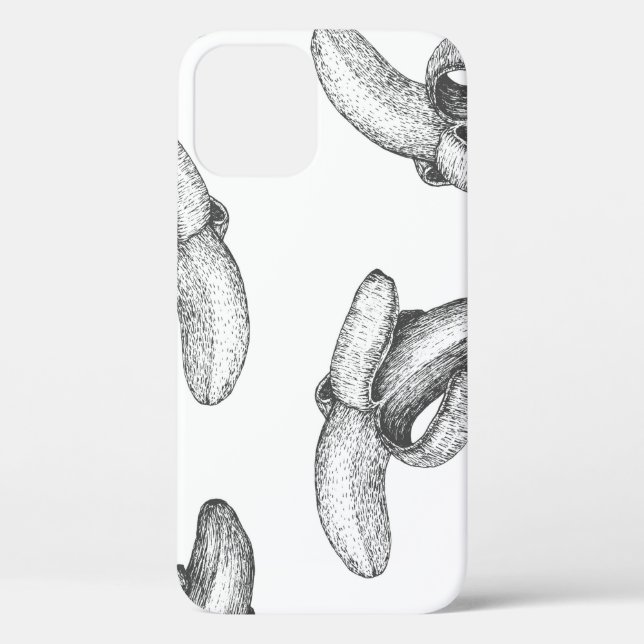 Nahtloses Muster oder Hintergrund mit Banane. Case-Mate iPhone Hülle (Rückseite)