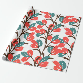 Nahtloses Muster ohne Blumen. Niedlicher blumenges Geschenkpapier