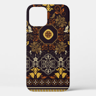 Nahtloses Muster ohne Blumen. Vintage indianische Case-Mate iPhone Hülle