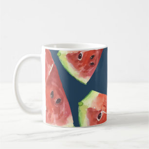 Nahtloses Muster. Scheiben der Wasserfarbe Wasserm Kaffeetasse