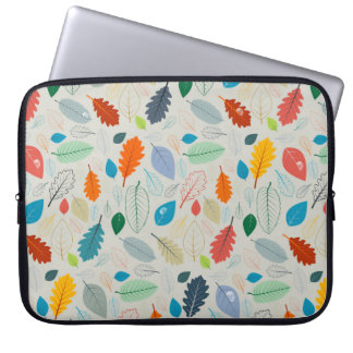Nahtloses Muster - Vintage Herbstleaves Illustrat Laptopschutzhülle