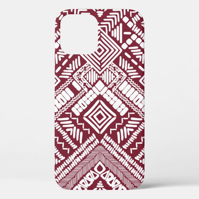 Nahtloses Muster von Aztec Case-Mate iPhone Hülle (Rückseite)