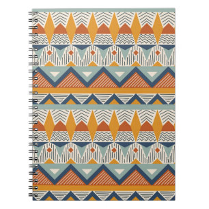 Nahtloses Musterdesign im Navajo-Stil Notizblock