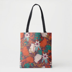Nahtloses Musterdesign mit handgezeichneten Blume