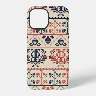 Nahtloses Musterdesign mit traditionellem Palästin iPhone 12 Hülle