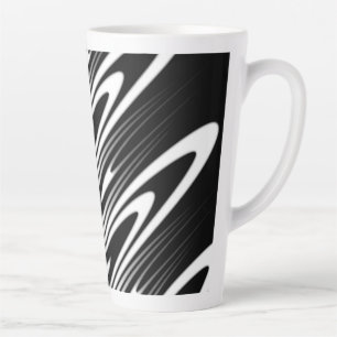 nahtloses organisches Musterdesign Milchtasse