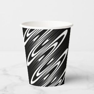 nahtloses organisches Musterdesign Pappbecher